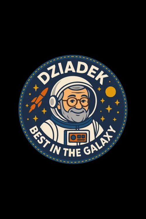 Kubek dla dziadka „Dziadek – Best in the Galaxy” - grafika