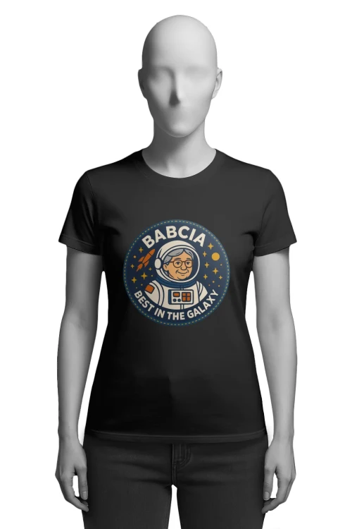 Koszulka dla babci - NASA - Best in the Galaxy - damska przód