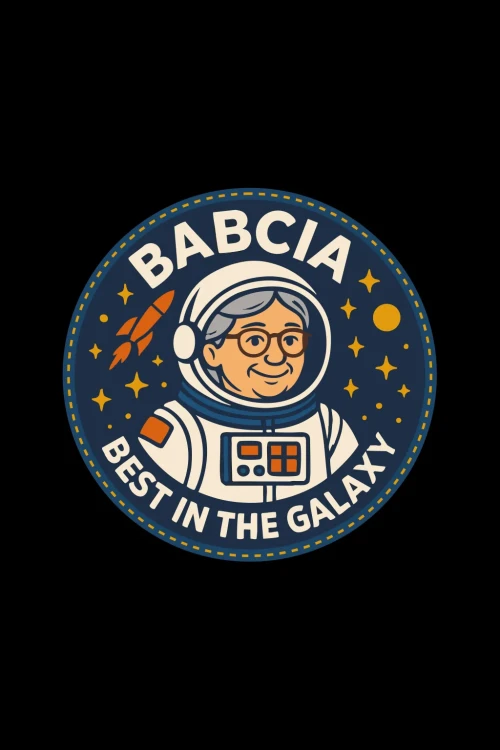 Koszulka dla babci - NASA - Best in the Galaxy - grafika
