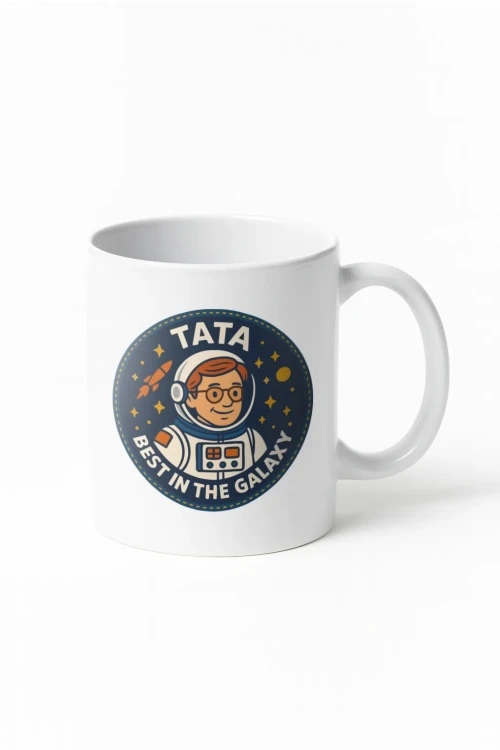 Kubek dla Taty - Tata – Best in the Galaxy - NASA - wizualizacja