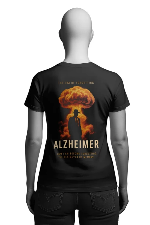 Koszulka - Alzheimer – The Era of Forgetting - damska tył