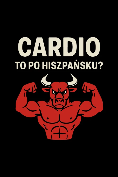 Koszulka na siłownię - CARDIO - to po hiszpańsku?