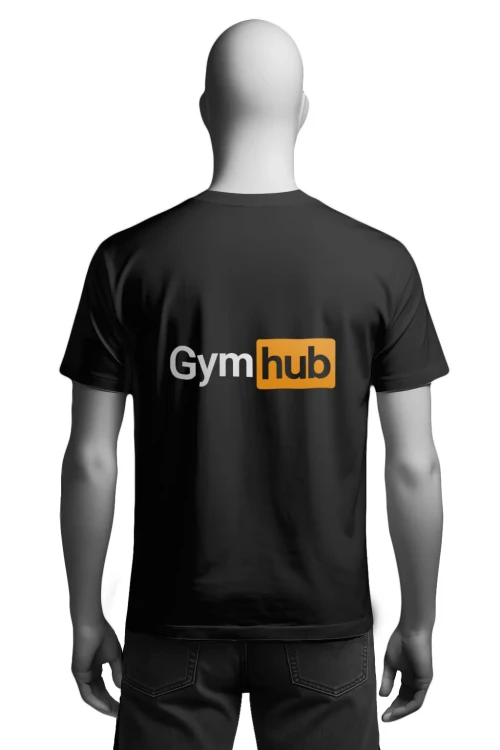Koszulka na siłownię - GYMHUB - męska tył