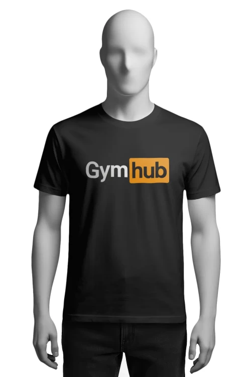 Koszulka na siłownię - GYMHUB - męska przód