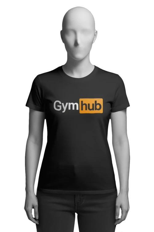 Koszulka na siłownię - GYMHUB - damska przód