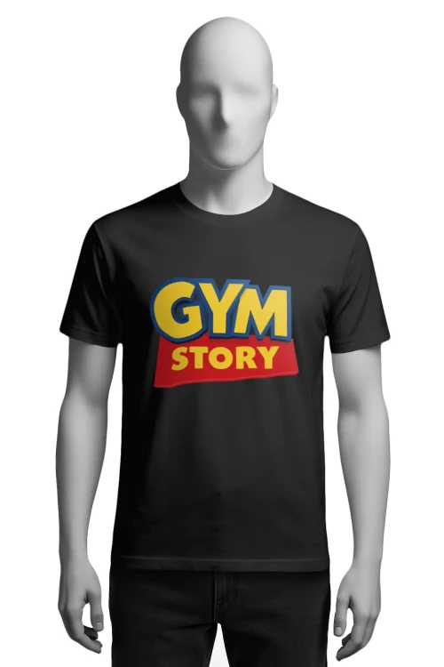 Koszulka na siłownię - GYM STORY - męska przód