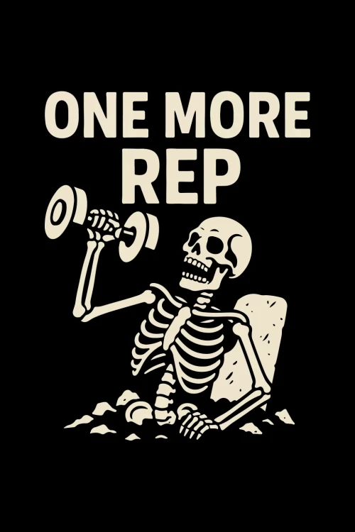 Koszulka na siłownię - ONE MORE REP