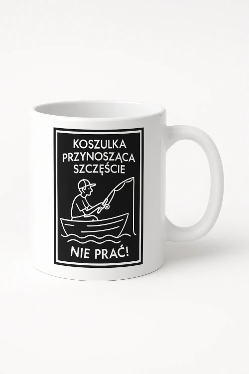 Kubek dla wędkarza - przynoszący szczęście – talizman każdego wędkarza