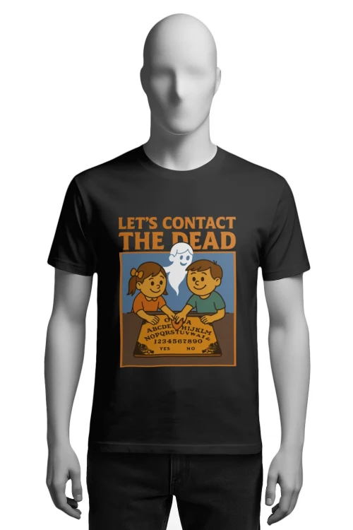 Koszulka Halloween – Let’s Contact the Dead - męska przód
