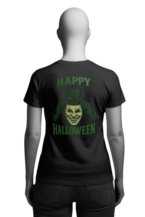 Koszulka Halloween – Happy Halloween - damska tył