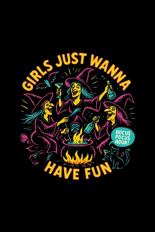 Kubek Halloween – Girls Just Wanna Have Fun - grafika