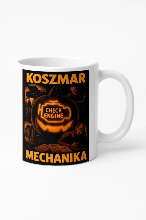 Kubek Halloween – Koszmar Mechanika - Check engine